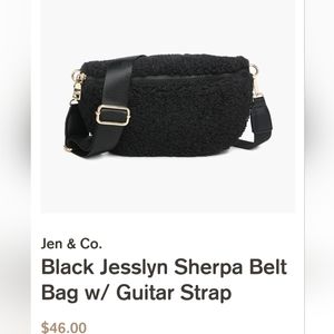 💥NWOT Jen&Co Sherpa Belt Bag